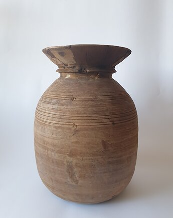 Wazon drewniany vintage 29/21 cm nr.03, naniby