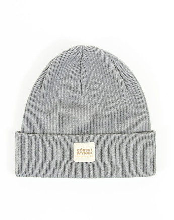 Czapka zimowa beanie Górski wypad szara, Szwendam sie