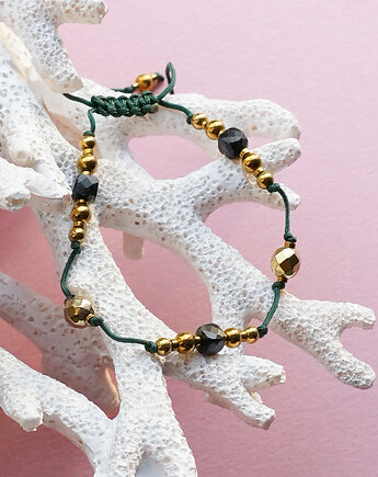 Bansoletka z nefrytem na sznureczku, AT NOON