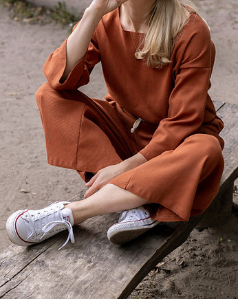 Luźna bluzka damska ruda, duendespace