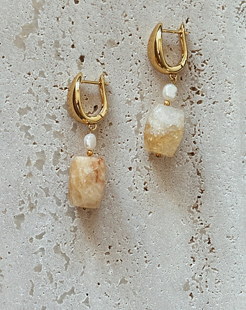 Kolczyki  z cytrynem, Chmolowska Jewellery