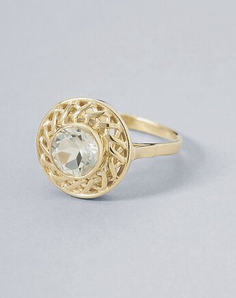 Pierścionek Paryżanka No. 2 Pozłacane srebro, JEWELRY ANEW