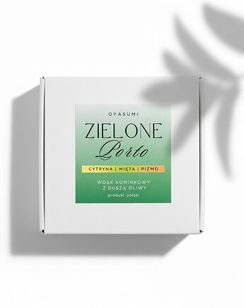 Wosk zapachowy do kominka Zielone Porto, Oyasumi