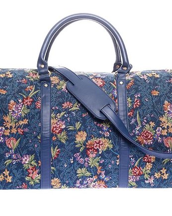 Gobelinowa torba podróżno-sportowa Flower Meadow Blue, Ton Sac