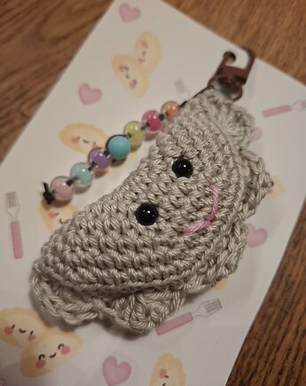 Breloczek Pieróg - pierogi made in Poland beż, Ciotka Matylda