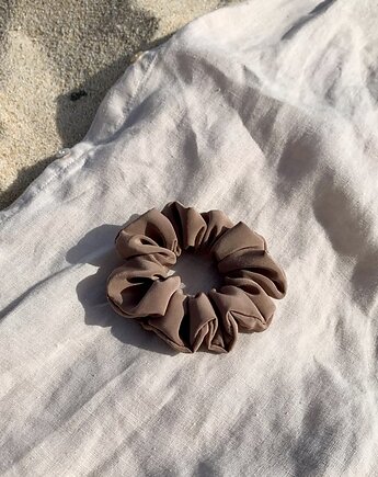 Gumka do włosów Scrunchie Cappuccino 9 cm średnicy, Volie Line