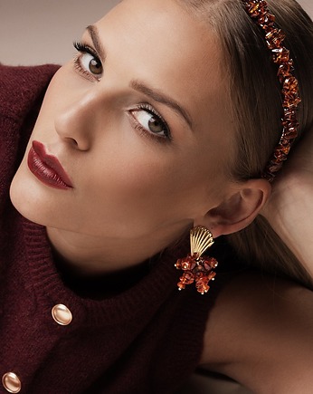 Kolczyki Amber Echo Seashell, Republika jewelry