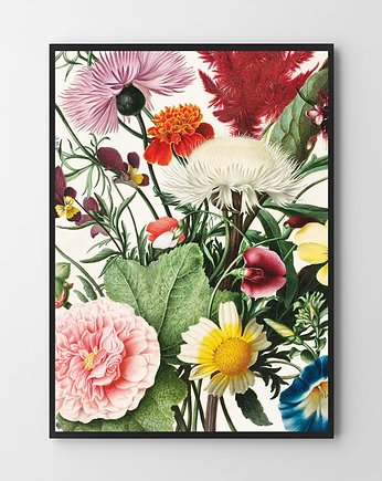 Plakat Kwiaty w kadrze, OKAZJE - Prezent na Komunie