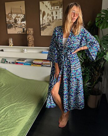 Kimono unisex Cape Town Blue, Pintera