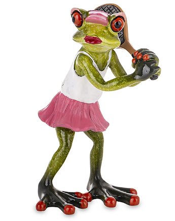 Figurka - żabka 15x9x9,5 cm FROGG tenisistka, MIA home