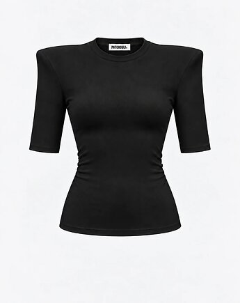 T-shirt CLOSE Crew Neck Black , Patchouli