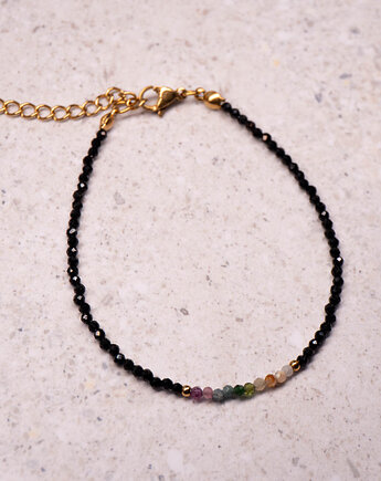 Bransoletka z czarnego turmalinu, Flow handmade