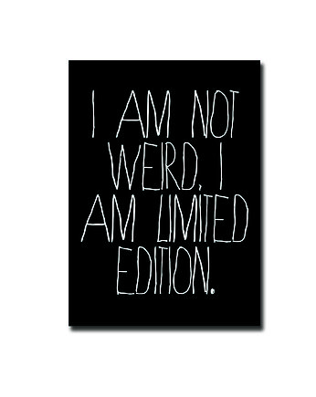 Really Black LIMITED EDITION PostCard , MM House Design