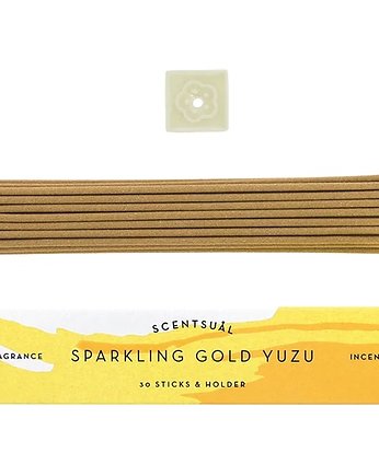 Kadzidła japońskie Scensual Sparkling Gold Yuzu, OKAZJE - Prezent na Parapetówkę
