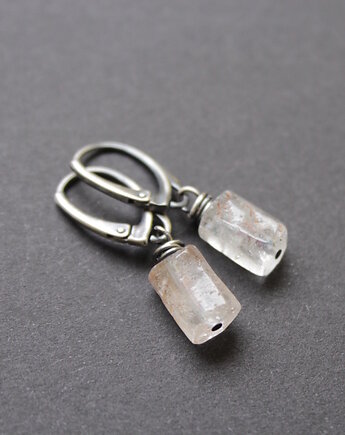 Kolczyki Kwarc z inkluzjami, fado