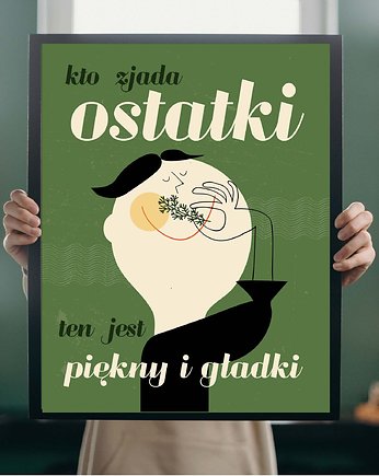 Plakat ostatki   30x40, polkastudio