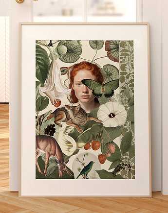 Garden Plakat Botaniczny  50x70 cm, OSOBY - Prezent dla teściowej