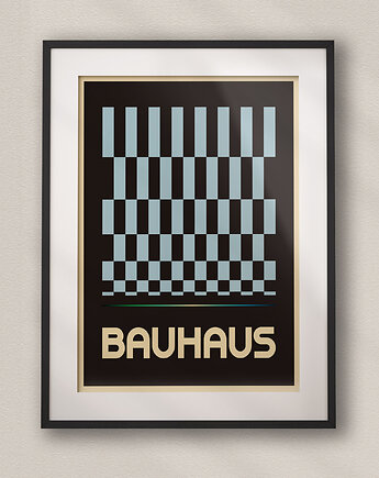 Minimalistyczny plakat - Bauhaus #28 - Do salonu, sypialni, biura, DAPIDOKA