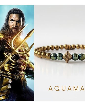 Bransoletka męska/ unisex AQUAMAN III-  hematyt, ISSI Jewelry