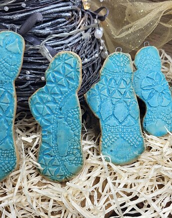 Zestaw ceramicznych zawieszek, ArtByLeika