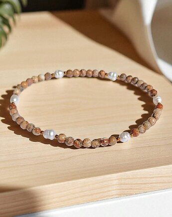 NA KOSTKĘ : perły, jaspis, hematyt, kaktusia