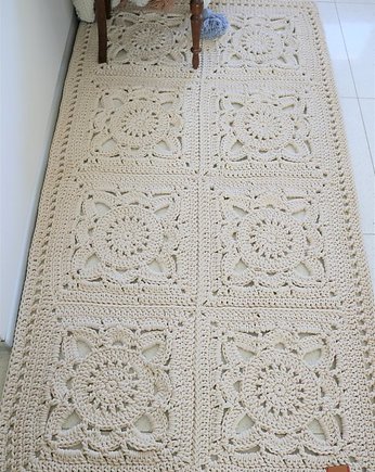 Dywan prostokątny kwiatowy romantyczny, Made of Weaves