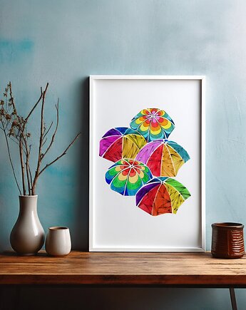 47. PARASOLKI - rysunek, plakat., kama4you