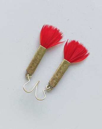 PIÓRKO kolczyki, Katarzyna Kaminska ART