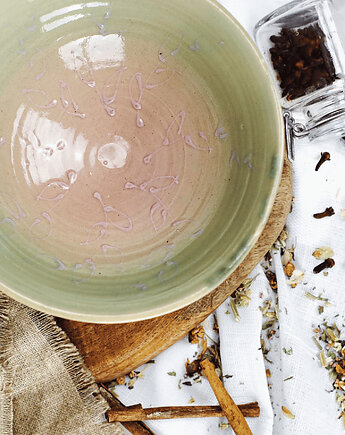 Miska Gradient Zielono-Różowy, Zuza Ceramics