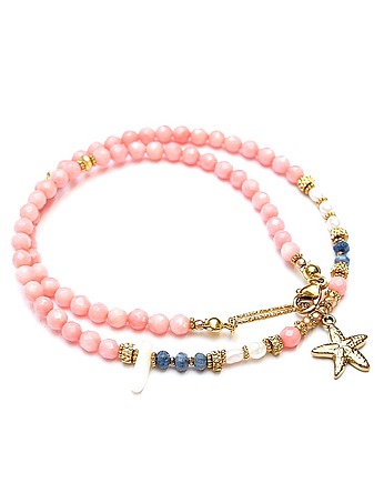 Sea collection - Koral pink vol. 2 /choker/ 12.04.26, KiKa pracownia