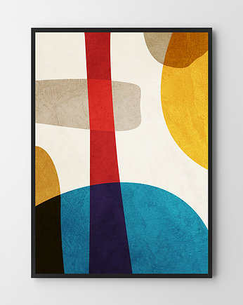 Plakat Geometryczna Abstrakcja v1, HOG STUDIO