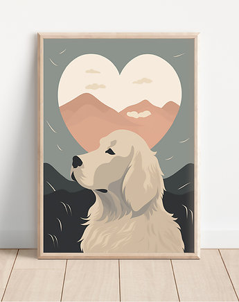 Plakat golden retriever, Whatever the timezone