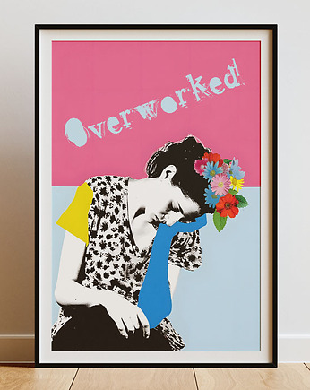 Plakat - Overworked, Harry Monkey