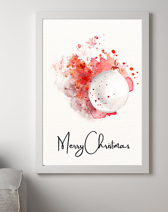 Plakat White Christmas bauble, Well Done Shop