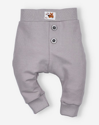 Spodnie dresowe z bawełny organicznej , OSOBY - Prezent dla noworodka