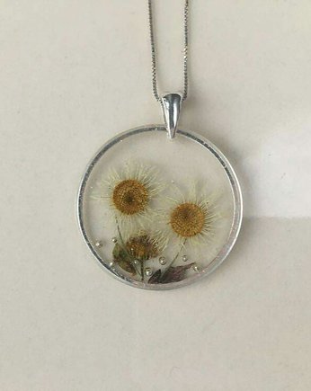 WYJĄTKOWY naszyjnik "Rumianki", Giulia Gioielleria handmade