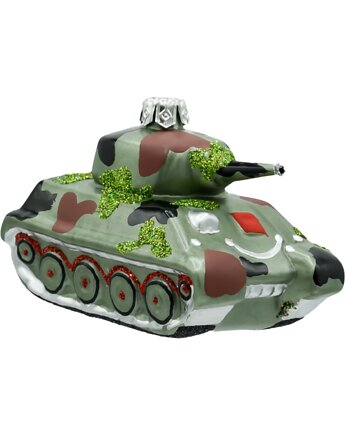 Bombka choinkowa: Czołg wojskowy mały, Syn Bombkarza