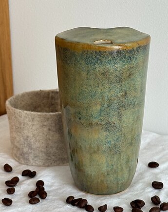 Ceramiczny kubek podróżny 400ml, bien.ceramics