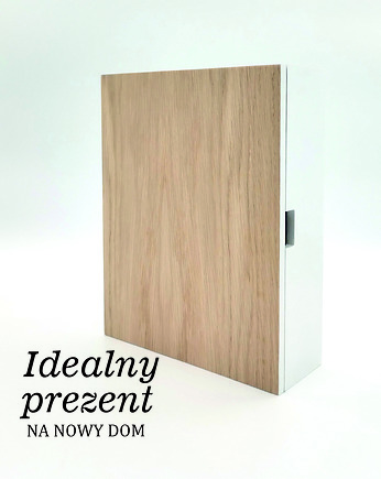 Elegancka skrzynka na klucze DĄB  Designerska szafka ścienna do domu, Silva Drewniane Dekoracje