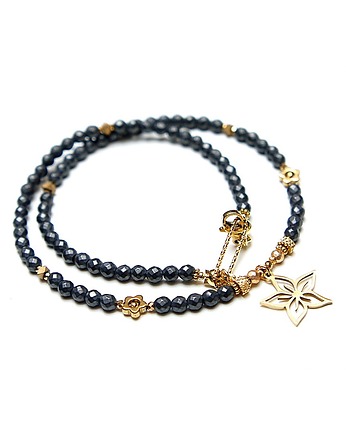 Hematyt graphite /choker/ 03.03.25  - Szlachetna kolekcja, KiKa pracownia