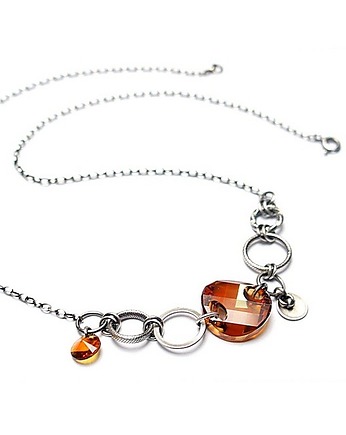 Monetka  /cognac / naszyjnik, Katia i krokodyl