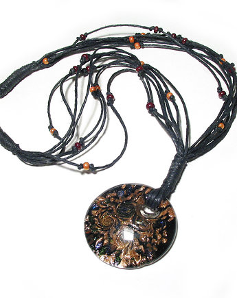 Jesienny zmierzch - wisior, Makowisko