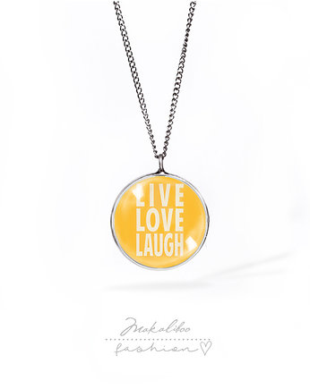 Live Love Laug - naszyjnik simple, Makaliboo