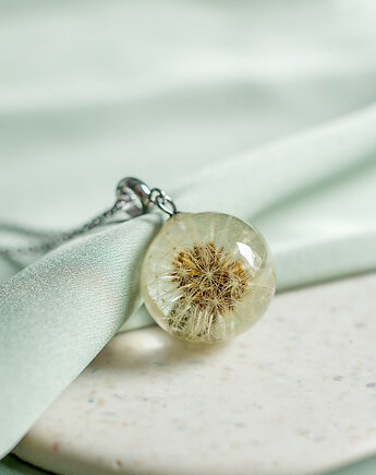 Wisiorek z dmuchawcem, nature gift