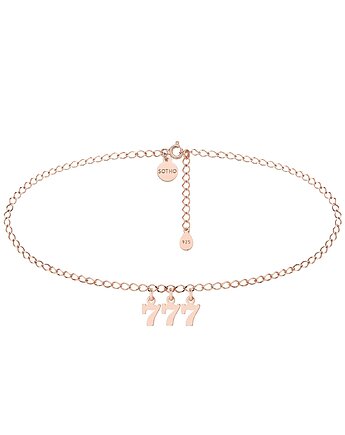 Naszyjnik z liczbami anielskimi z różowego złota, SOTHO