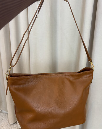Skórzana torba Camille Camel, SOLO moda