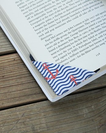 2 zakładki narożne do książki - Kotwice, cuba libre