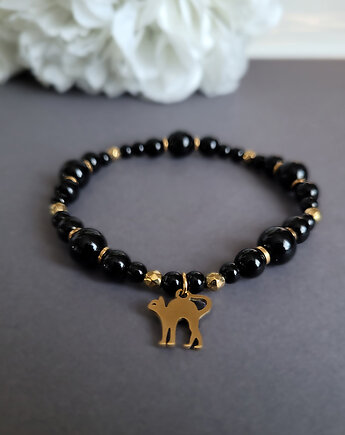 Odwaga i pozytywne myślenie- bransoletka z kotem, Seylla pracownia