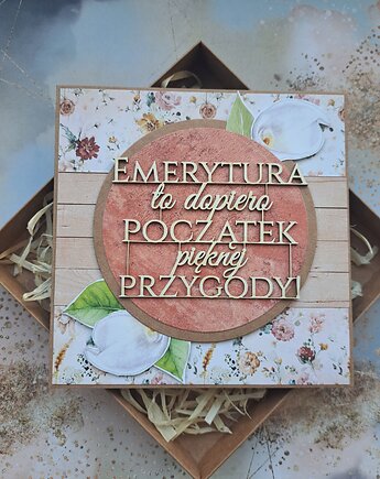 Kartka z okazji przejścia na emeryturę (pudełko), Kartkodzielo