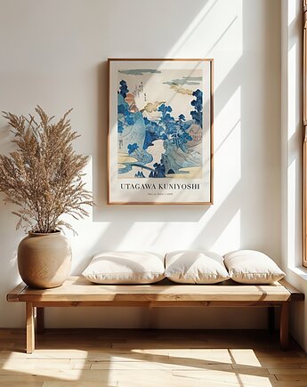 Plakat Utagawa Kuniyoshi Fuji no Yukei, Harvest Maison